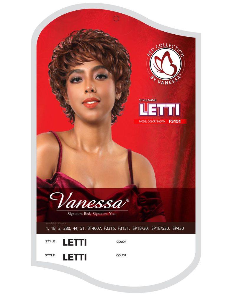 Vanessa Fashion Red Collection Wig Letti - Elevate Styles