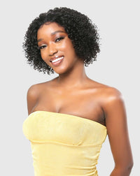 Thumbnail for Vanessa THH Joey 100% Brazilian Human Hair HD Lace Front Wig – Hand-Tied Transparent Ear-to-Ear All-Back Curly Styler