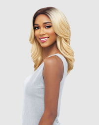 Thumbnail for Vanessa Top Deep Middle Lace Part Tops DM Jaya