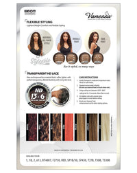 Thumbnail for Vanessa VIEW136 YOLAS 100% Hand-Tied HD 13x6 Lace Front Wig