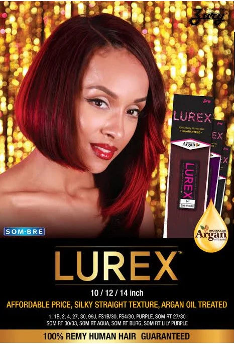 Lurex 100% Remy Human Hair Extensions – Moroccan Argan Oil Infused 10" - Elevate Styles