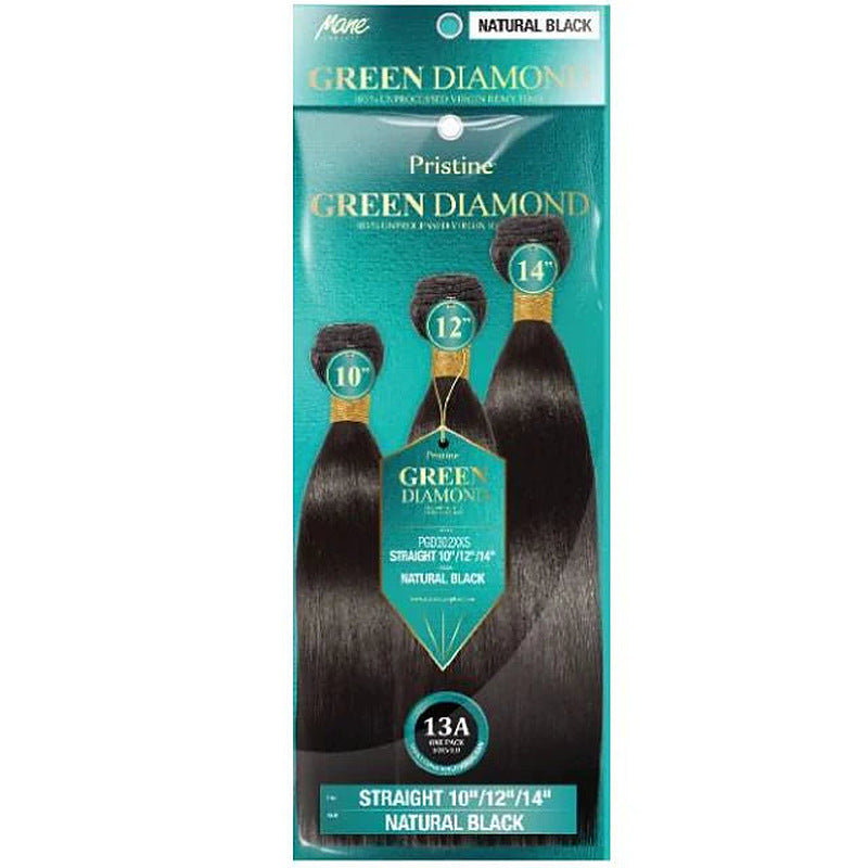 Mane Concept Pristine Green Diamond 100% Human Hair - (PGD302XXS-XXL) Straight