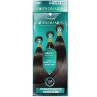 Thumbnail for Mane Concept Pristine Green Diamond 100% Human Hair - (PGD302XXS-XXL) Straight