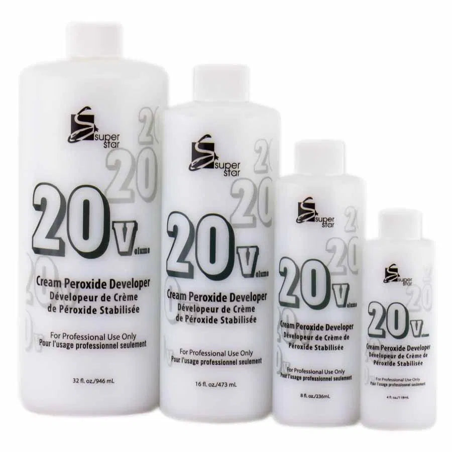 Super Star 20 Volume Cream Peroxide Developer 16 fl. oz. - Elevate Styles
