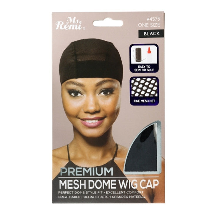 Ms Remi Premium Mesh Dome Wig Cap Black 4575