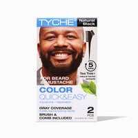 Thumbnail for Tyche Color Quick & Easy – Natural Black (Beard & Mustache) - Elevate Styles