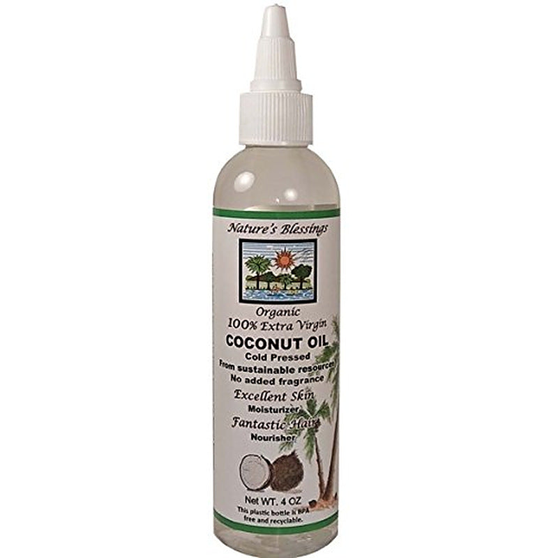 Natures Blasting Organic 100% Extra Virgin Coconut Oil - 4 fl oz - Elevate Styles