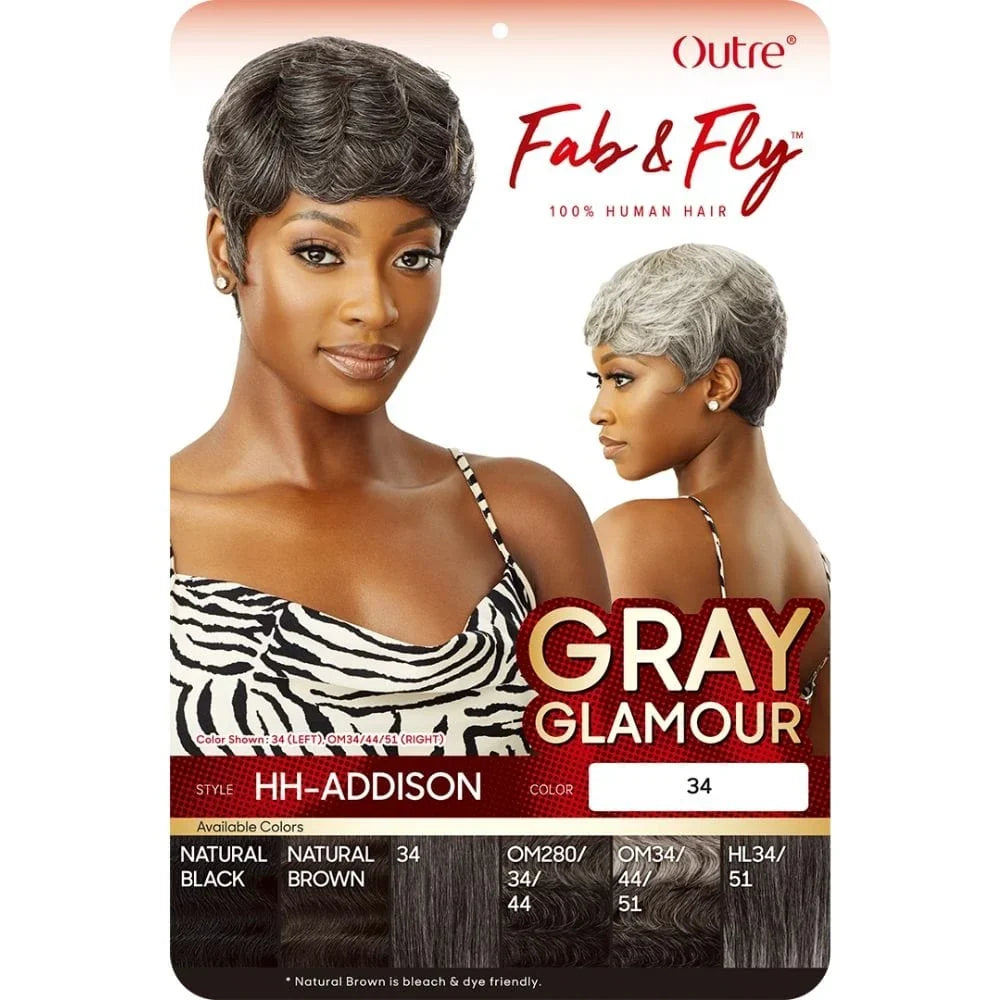 Outre Fab & Fly Human Hair Wig - HH-Addison