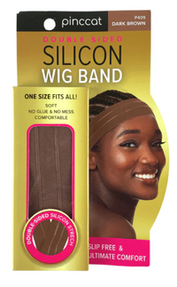 Thumbnail for Pincat Double Sided Silicone Wig Band Dark Brown P409 - Elevate Styles