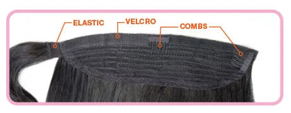 Sensationnel Instant Pony Wrap Straight 24" - Elevate Styles
