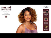 Outre Synthetic Melted Hairline HD Lace Front Wig MH114 QLMHMH114