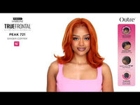 Outre Perfect Hairline True Frontal  13"x 6" HD Transparent Lace Front Wig Peak 721 QLPHLTFPK21