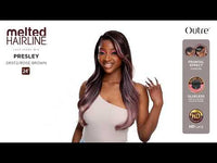 Outre Synthetic Melted Hairline HD Lace Front Wig Presley QLMHPRE