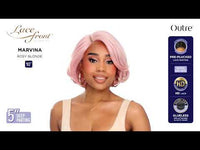 Outre Synthetic Glueless HD Transparent Lace Front Wig Marvina QLMRV