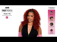 Outre Perfect Hairline True Frontal  13"x 6" HD Transparent Lace Front Wig Peak 716 QLPHLTFPK16