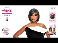 Outre Wigpop Gray Glow Synthetic Full Wig Glow 3 QPOPGLO3