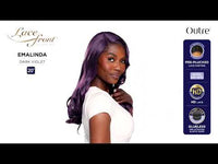 Outre Synthetic Glueless HD Transparent Lace Front Wig Emalinda QLEML