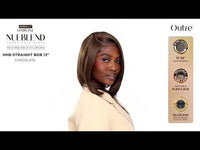 Outre Perfect Hairline NueBlend – 13x6 Lace Frontal HHB Straight Bob 12" QLPHLNHSB12