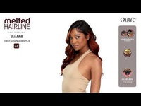 Outre Synthetic Melted Hairline HD Lace Front Wig Elianne QLMHELN