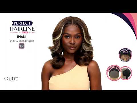 Outre Perfect Hairline 13"x 4"  HD Transparent Lace Front Wig Imani