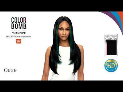 Outre Color Bomb HD Lace Front Wig Chandice 26"
