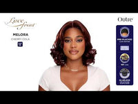 Outre Synthetic Glueless HD Transparent Lace Front Wig Melora QLMLR