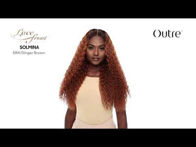 Outre Synthetic HD Transparent Lace Front Wig Solmina
