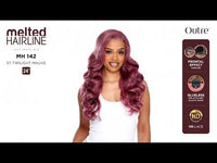 Outre Synthetic Melted Hairline HD Lace Front Wig MH142 QLMHMH142