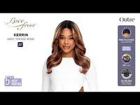 Outre Synthetic Glueless HD Transparent Lace Front Wig Kerrin QLKRN