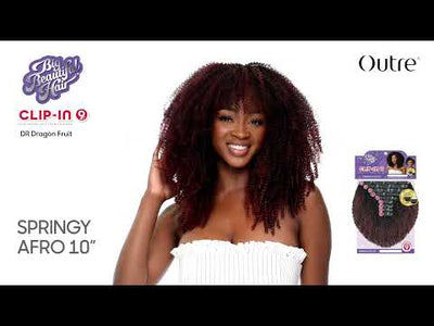 Outre Big Beautiful Hair Clip-In 9 Pcs Springy Afro 10"
