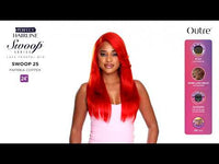 Outre Perfect Hairline Swoop Series Frontal Lace 13"x 4" HD Transparent Lace Front Wig Swoop 25 QLPHLSSWO25