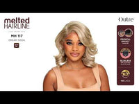 Outre Synthetic Melted Hairline HD Lace Front Wig MH117 QLMHMH117