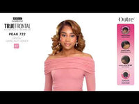 Outre Perfect Hairline True Frontal  13"x 6" HD Transparent Lace Front Wig Peak 722 QLPHLTFPK22