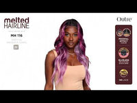 Outre Synthetic Melted Hairline HD Lace Front Wig MH116 QLMHMH116