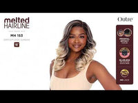 Outre Synthetic Melted Hairline HD Lace Front Wig MH153 QLMHMH153