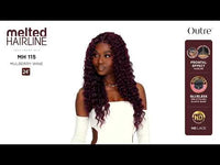 Outre Synthetic Melted Hairline HD Lace Front Wig MH115 QLMHMH115