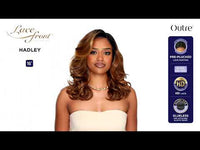 Outre Synthetic Glueless HD Transparent Lace Front Wig Hadley QLHAD