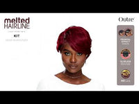 Outre Synthetic Melted Hairline HD Lace Front Wig Kit QLMHKIT