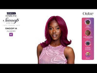 Outre Perfect Hairline Swoop Series Frontal Lace 13"x 4" HD Transparent Lace Front Wig Swoop 14