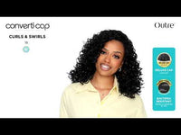 Outre Converti-Cap Synthetic Wig – Curls and Swirls QVOCNS