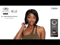Outre MyTresses Black Label 13"x4" Lace Front Wig HH Virgin Straight Bob 10" QLHMBVSB10