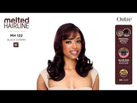 Outre Synthetic Melted Hairline HD Lace Front Wig MH122 QLMHMH122