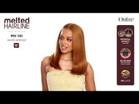 Outre Synthetic Melted Hairline HD Lace Front Wig MH141 QLMHMH141