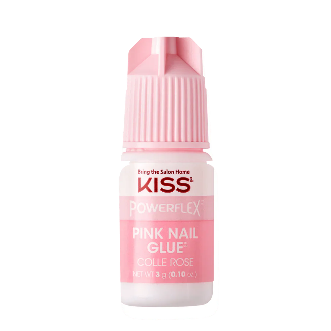 KISS PowerFlex Pink Nail Glue Net Wt. 3 g (0.10 oz.)