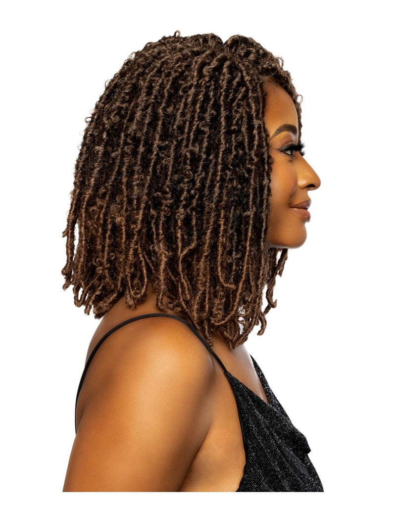 Mane Concept HD Inspire 4x4 Free Part Braid Lace Front Wig - Butterfly Loc 12" RCHB207 - Elevate Styles