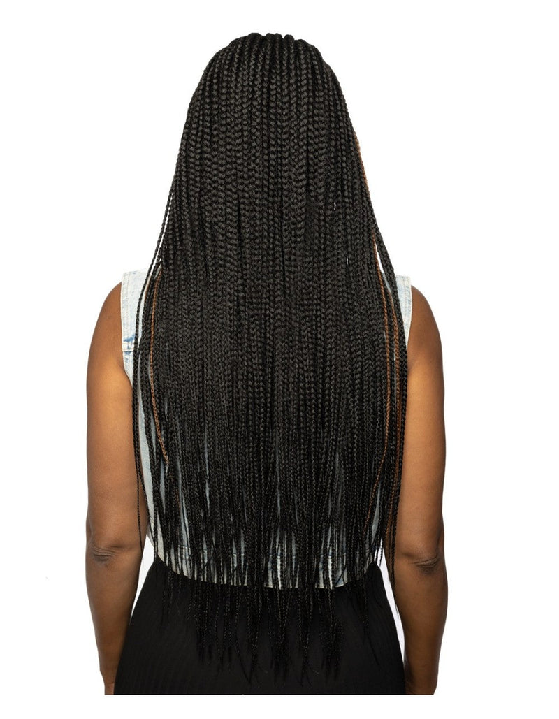 Mane Concept HD Inspire 4x4 Free Part Braid Lace Front Wig - BOX BRAID 30"" RCHB209 - Elevate Styles