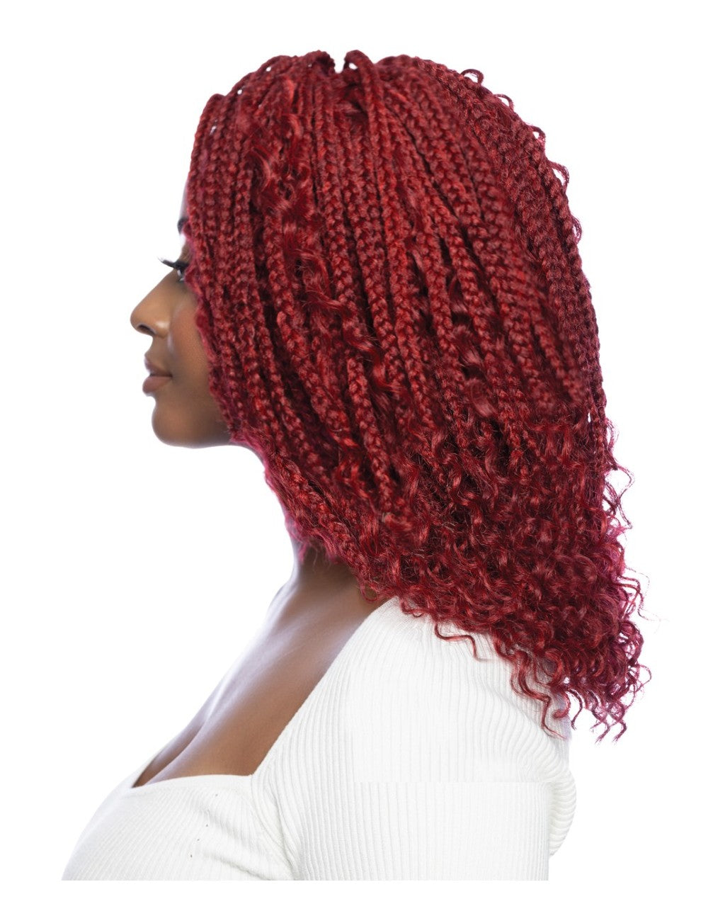 Mane Concept HD Inspire 4x4 Free Part Braid Lace Front Wig Boho Box Braid 16" RCHB210 - Elevate Styles