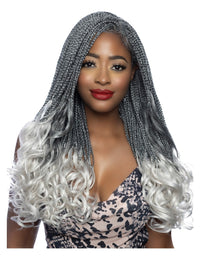Thumbnail for Mane Concept HD Inspire 4x4 Free Part Braid Lace Front Wig Bouncy French Curl 24 RCHB212 - Elevate Styles