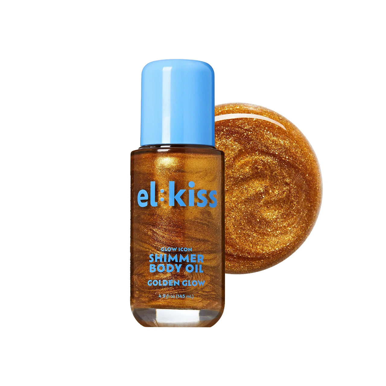 KISS Glow Icon Shimmer Body Oil Golden Glow 4.9 oz - Elevate Styles