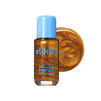 Thumbnail for KISS Glow Icon Shimmer Body Oil Golden Glow 4.9 oz - Elevate Styles